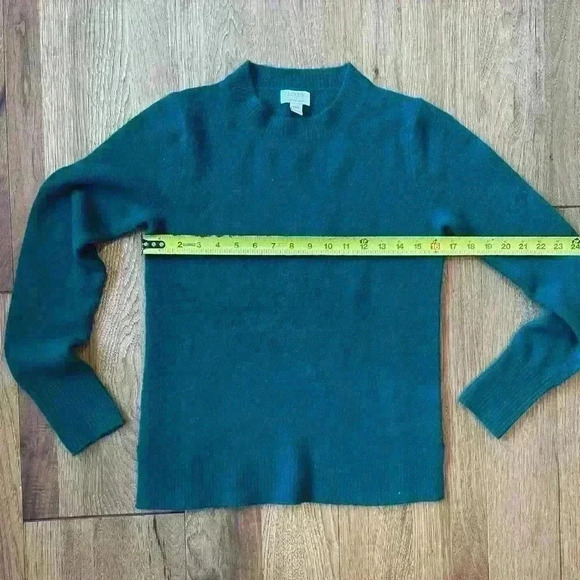 J. Crew Extra Soft Green‎ Sweater Women’s Sz XXS Cozy Winter Holiday Christmas - Picture 5 of 7